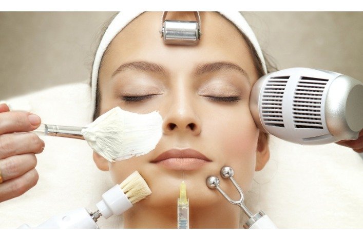 Professional skin treatment to improve skin tone, texture, and overall skin health.